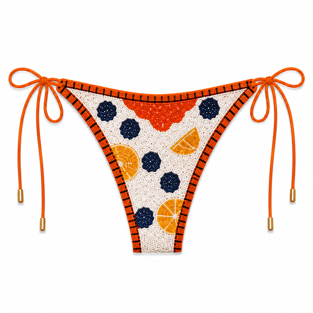 Bodrum Edition – Mandarin Beaded Triangle Bikini
